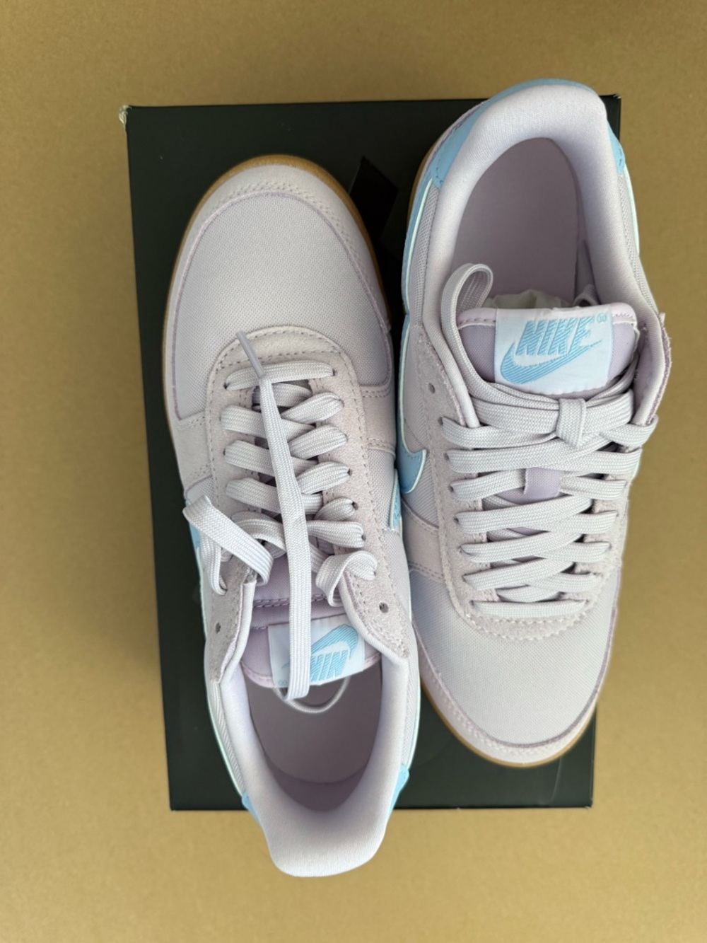 Nike women’s field general shoes new in box size 9 in colors doll&psychic blue - Picture 9 of 11